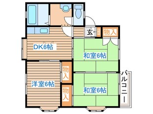 ハイツ436の物件間取画像